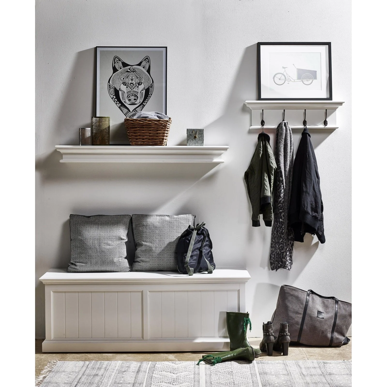 NovaSolo Halifax Storage Chest White BB002 - Image 3