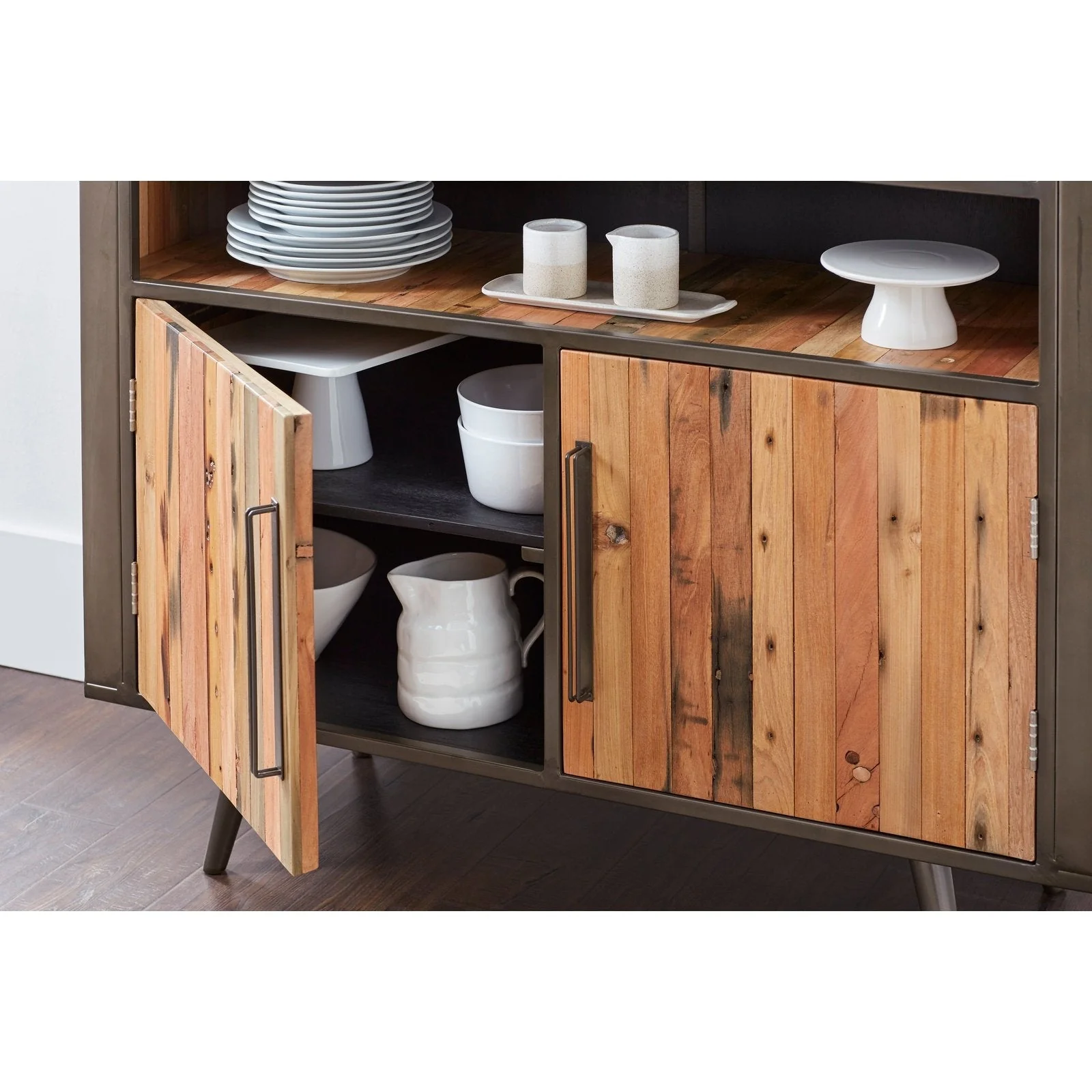 NovaSolo Nordic Buffet 4 Doors Natural Boat Wood KK NO 19002 - Image 2