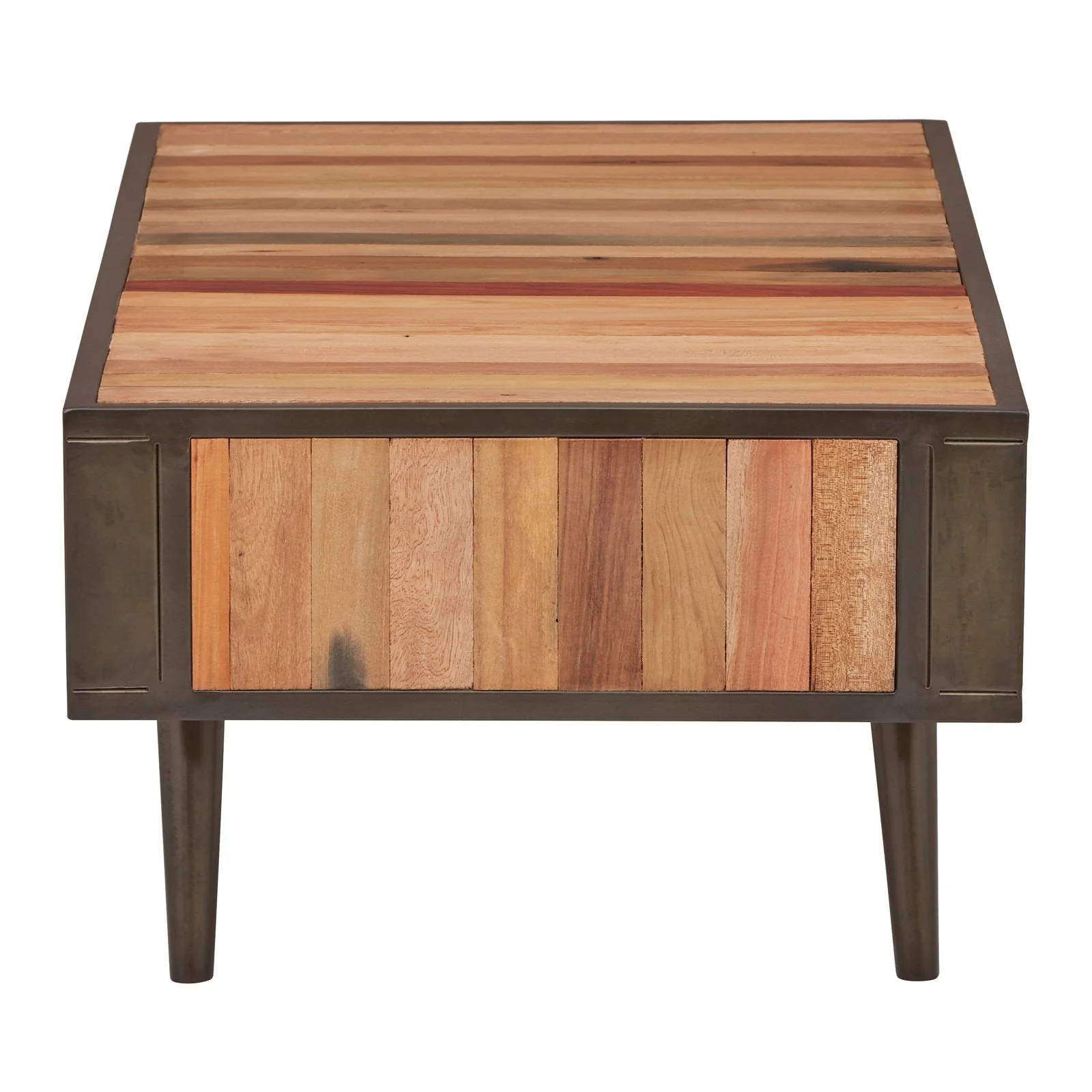NovaSolo Nordic Coffee Table Open Shelf Natural Boat Wood KK NO 20001 - Image 5