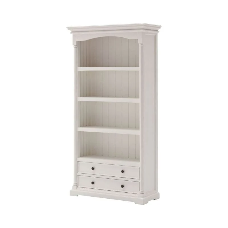 NovaSolo Provence Bookcase in Classic White Finish CA607 - Image 3