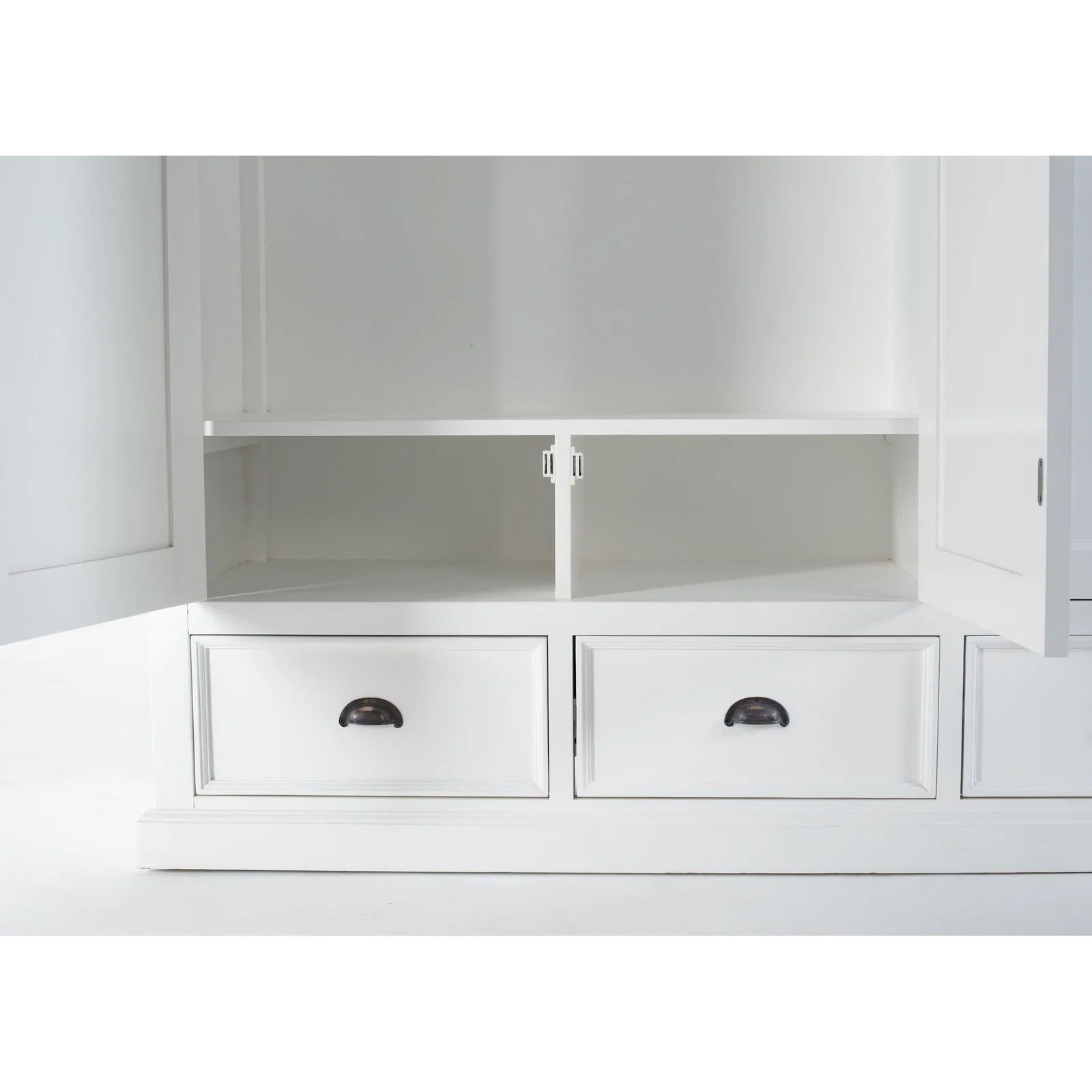 NovaSolo Provence Buffet with 4 Doors 3 Drawers in Classic White B198 - Image 21