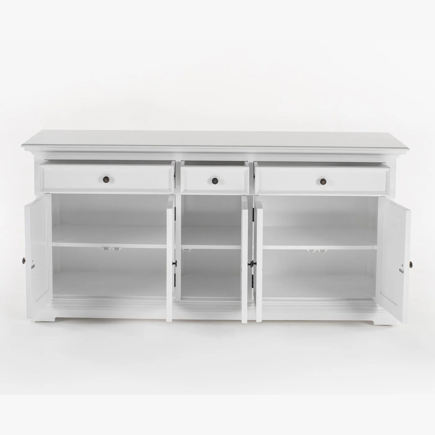 NovaSolo Provence Buffet with 5 Doors in Classic White B197 - Image 9