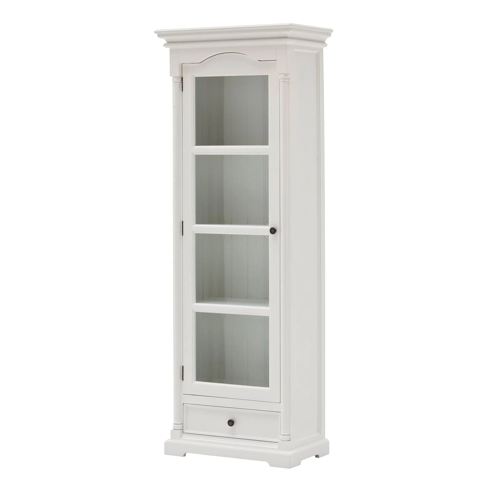 NovaSolo Provence Glass Cabinet White CA606 - Image 3