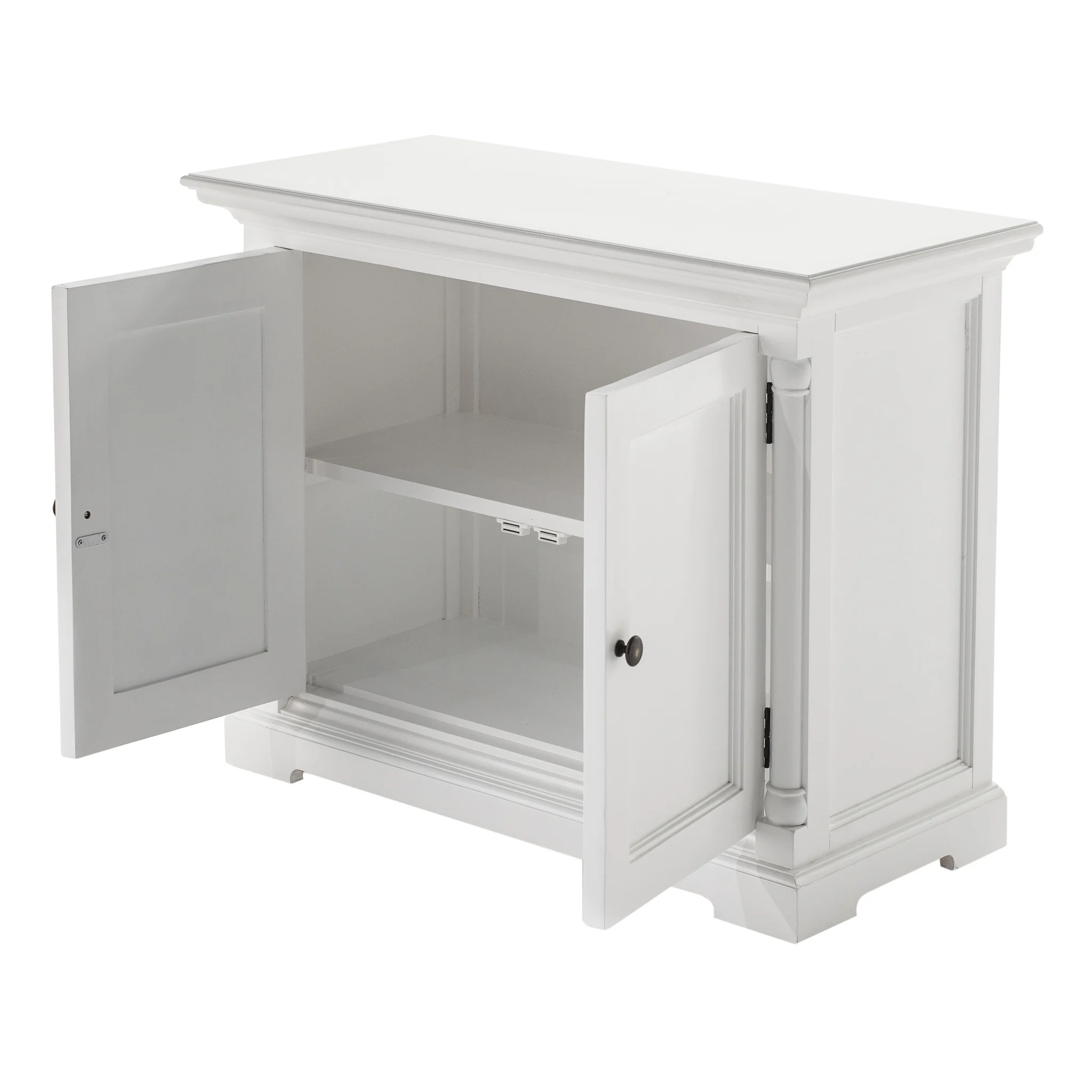 NovaSolo Provence Single-Bay Hutch Unit in Classic White CA638 - Image 16