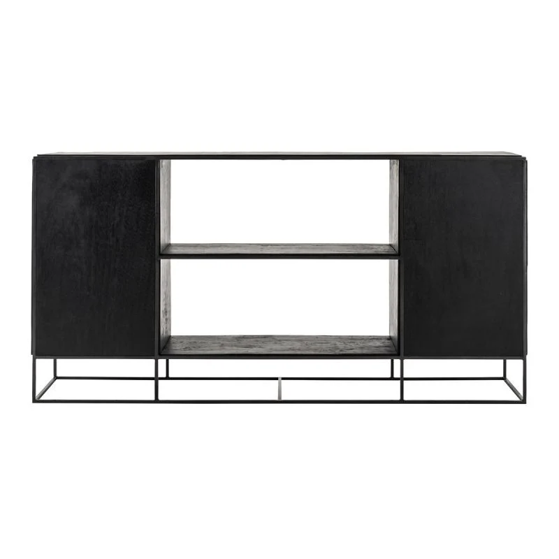 NovaSolo Rustika Sideboard 2 Doors Open Shelving Two-tone CPP 19006 - Image 6