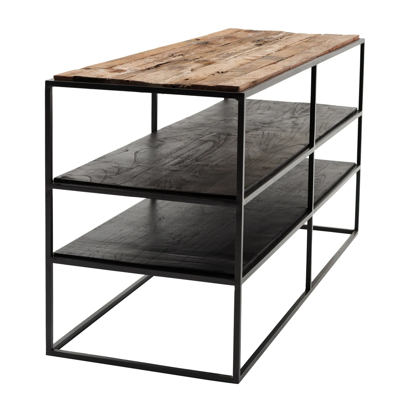 NovaSolo Rustika TV Stand Open Shelving 44" Two-tone CPP 18002 - Image 3