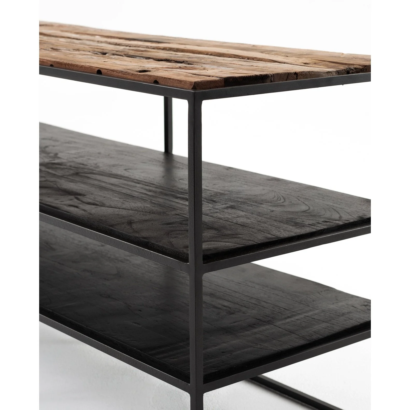 NovaSolo Rustika TV Stand Open Shelving 44" Two-tone CPP 18002 - Image 4