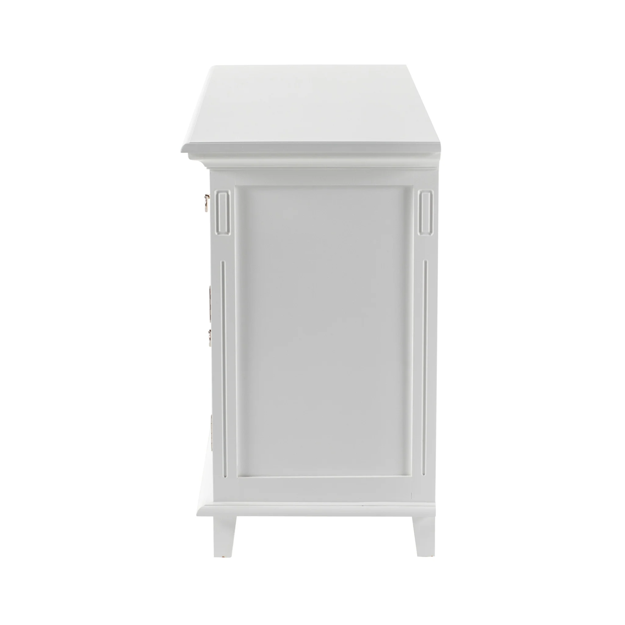 NovaSolo Skansen Buffet with 4 Doors 3 Drawers in Classic White B201 - Image 5