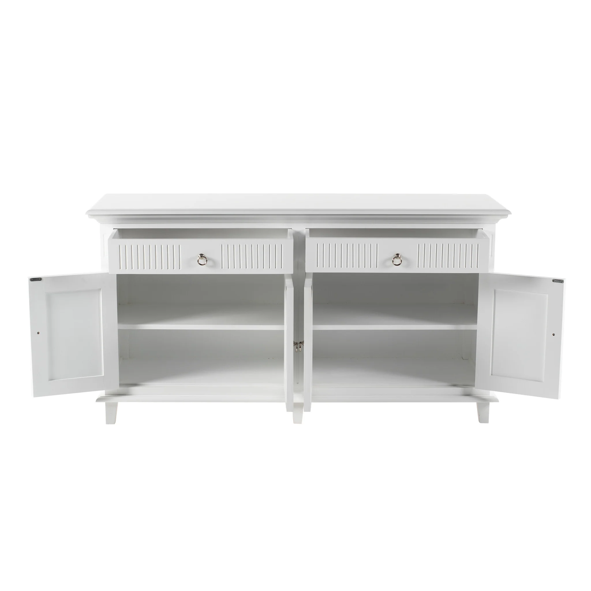 NovaSolo Skansen Hutch Bookcase Unit in Classic White BCA613 - Image 14
