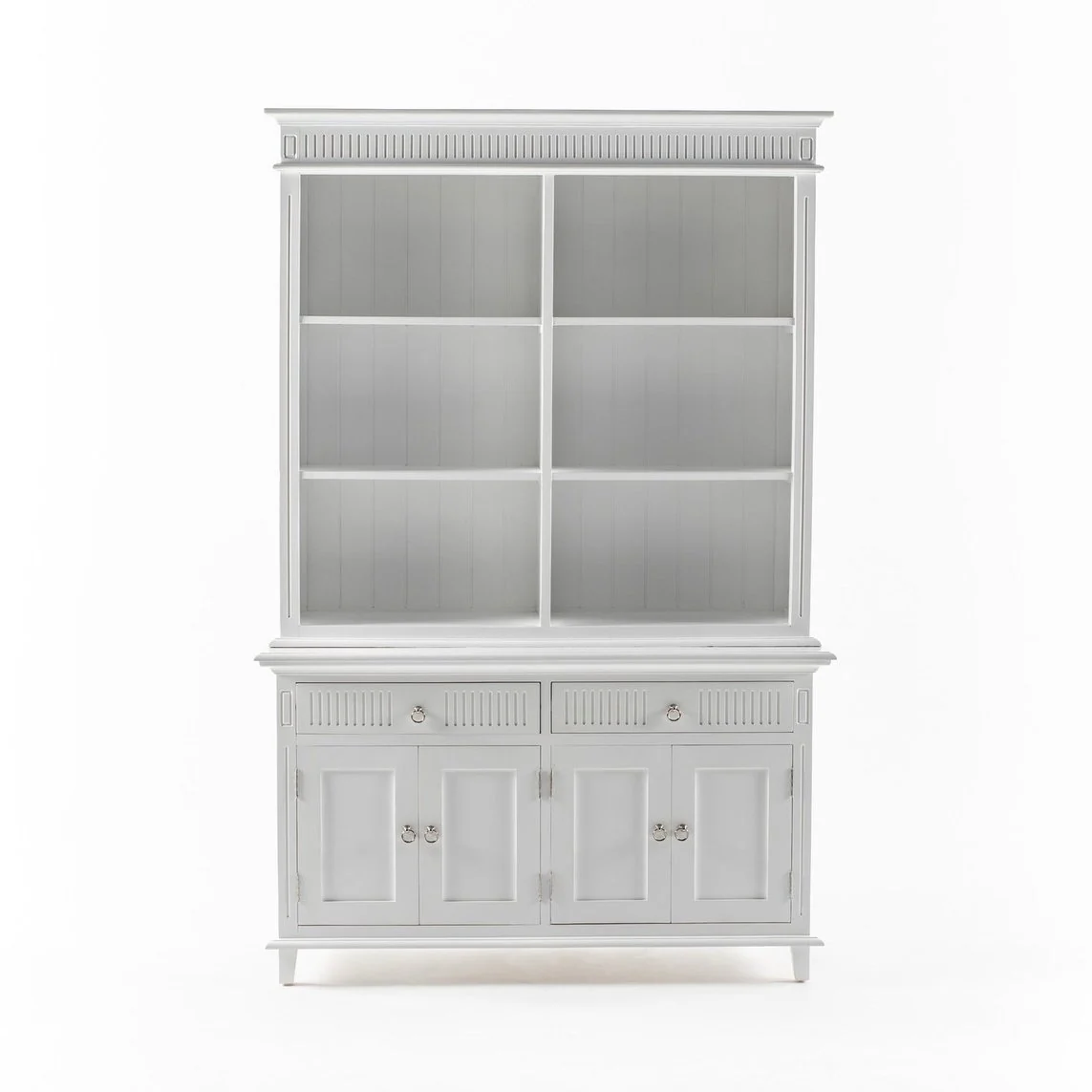 NovaSolo Skansen Hutch Unit with 6 Shelves in Classic White BCA615 - Image 29