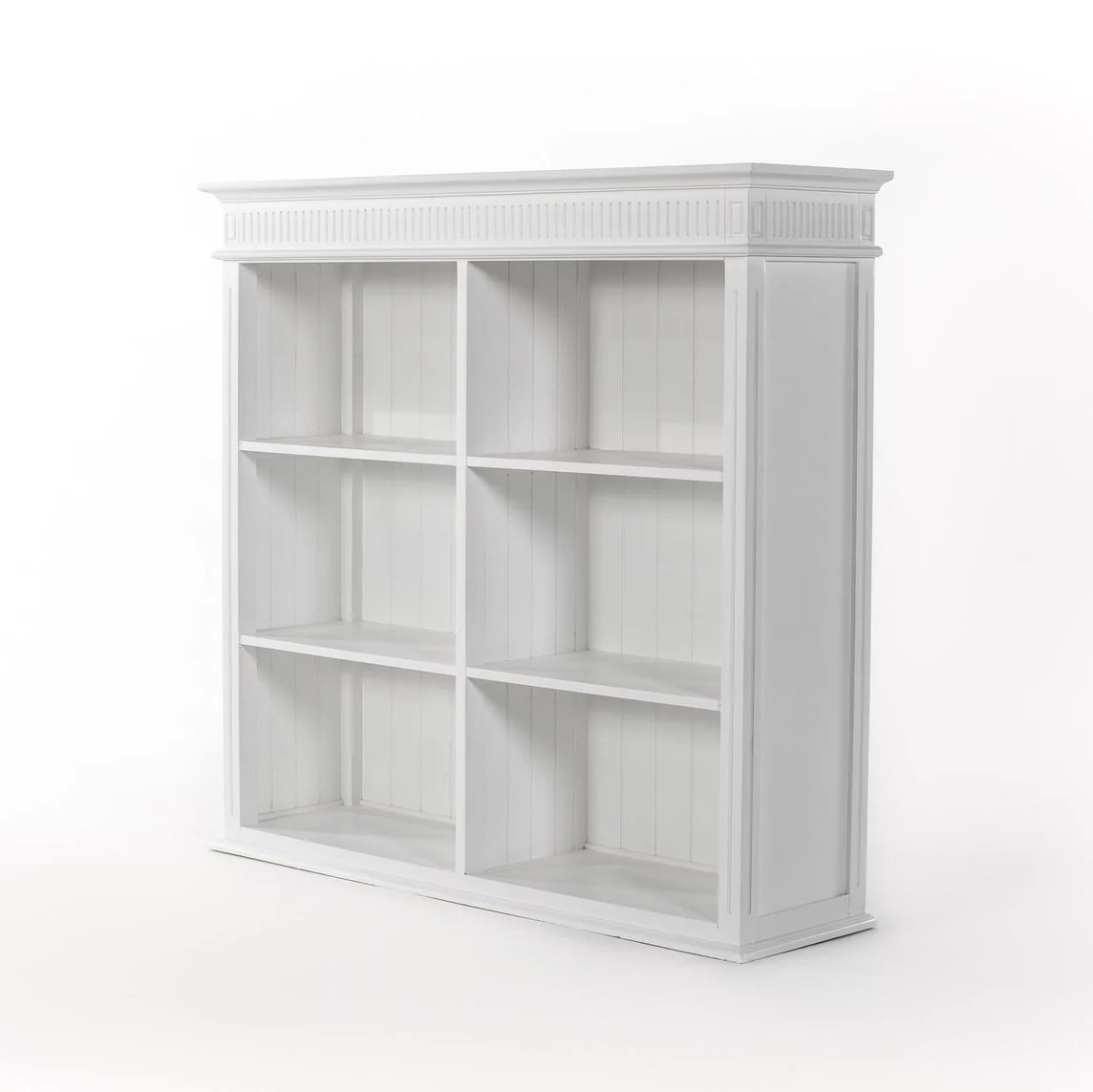 NovaSolo Skansen Hutch Unit with 6 Shelves in Classic White BCA615 - Image 42