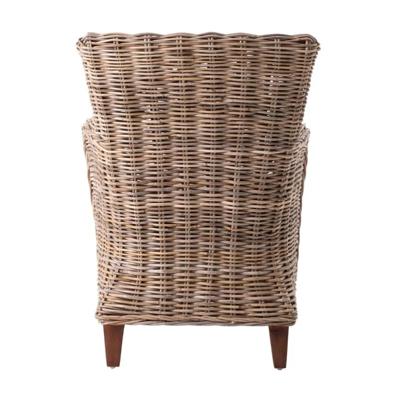 NovaSolo Wickerworks Baroness Chair, Natural Grey (Set of 2) CR53 - Image 6