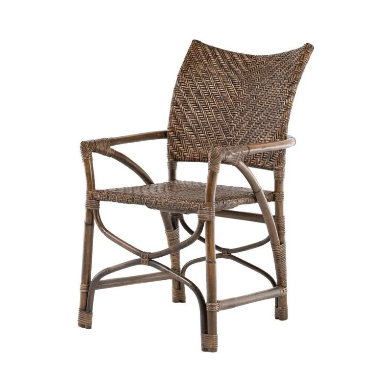 NovaSolo Wickerworks Countess Chair, Rustic - (Set of 2) CR49 - Image 2