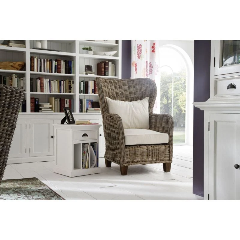 NovaSolo Wickerworks King Chair Natural Grey CR44 - Image 6