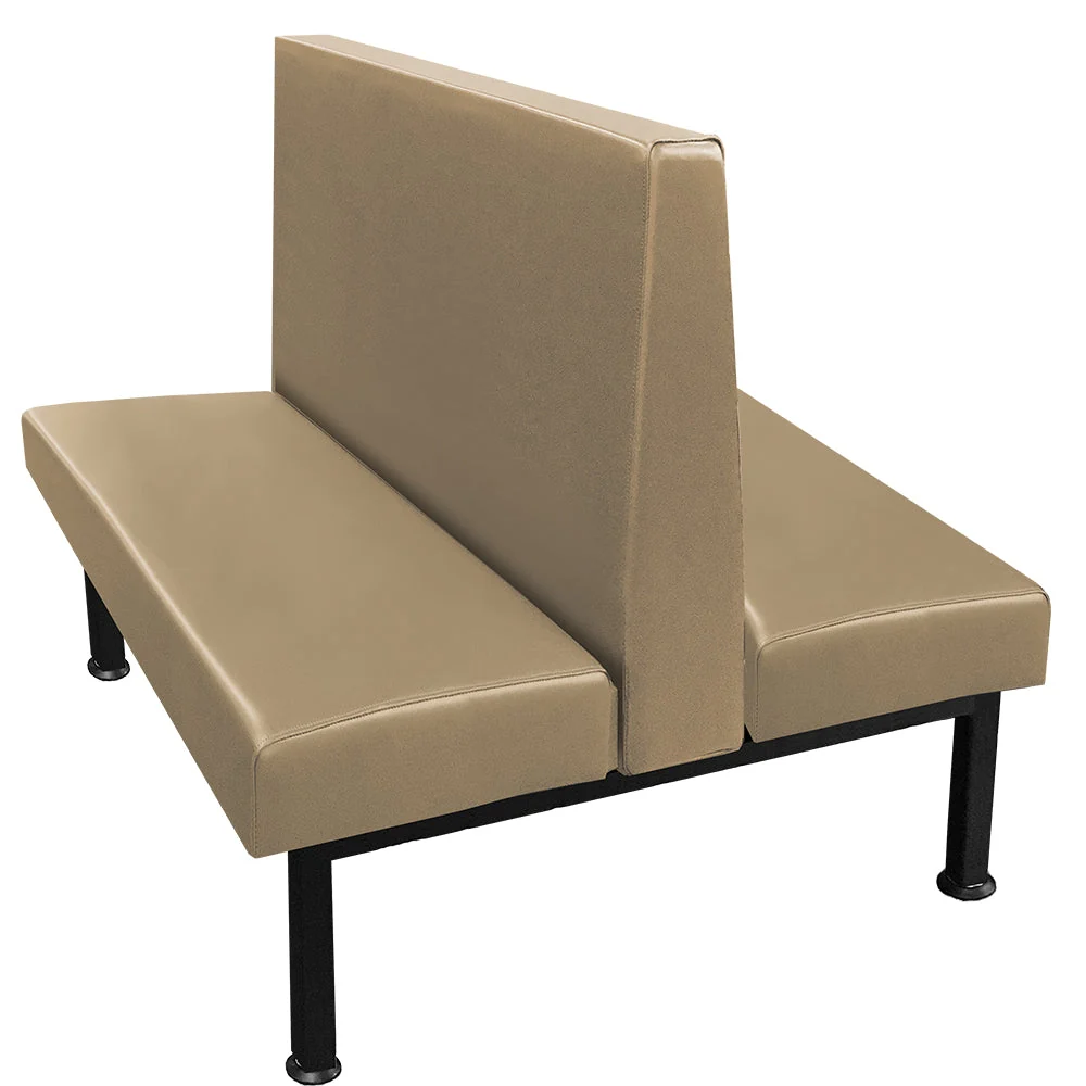 Oak Street Manufacturing Double 24" x 36" Pacific Indoor/Outdoor Vinyl/Upholstered Booth - Image 3