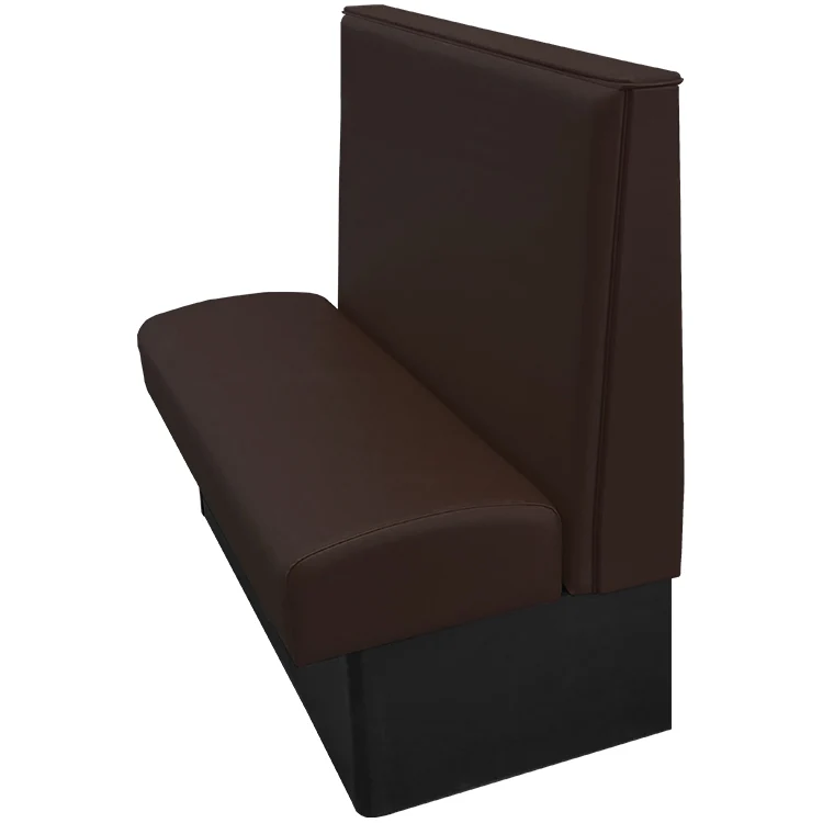 Oak Street Manufacturing Single 24" x 42" Cornell Vinyl/Upholstered Booth - Image 3