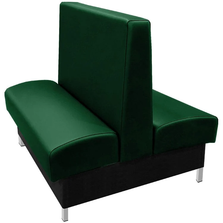 Oak Street Manufacturing Double 24" x 42" Grove Vinyl/Upholstered Booth - Image 7