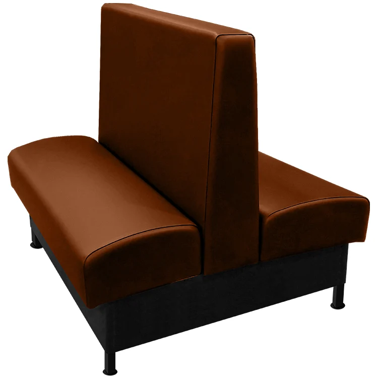 Oak Street Manufacturing Double 24" x 42" Morley Vinyl/Upholstered Booth - Image 4