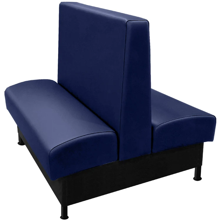 Oak Street Manufacturing Double 24" x 42" Morley Vinyl/Upholstered Booth - Image 8