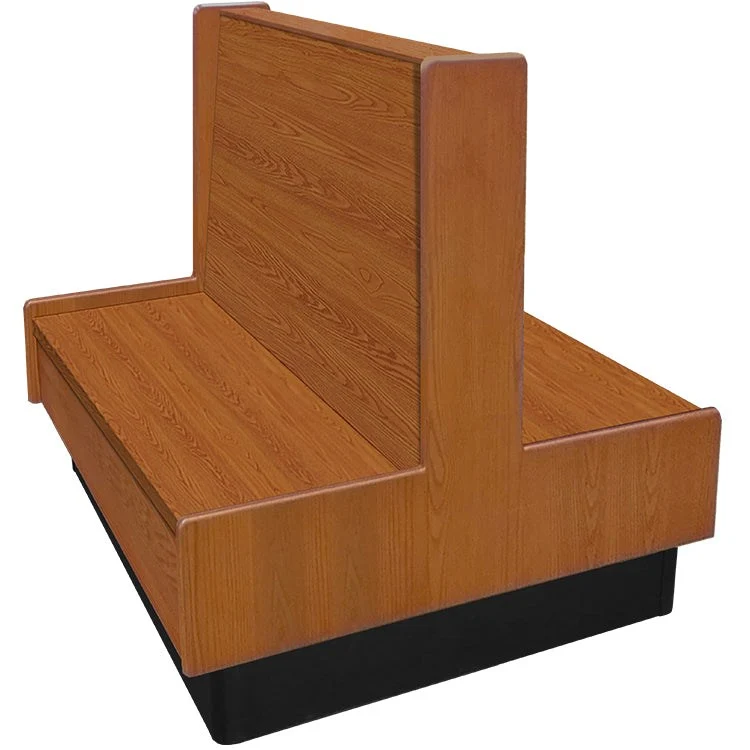 Oak Street Manufacturing Double 30" x 42" Aristocrat Wood Frame Booth - Image 2