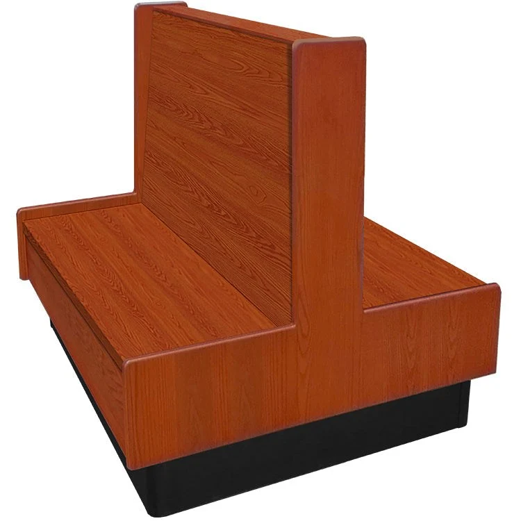 Oak Street Manufacturing Double 30" x 42" Aristocrat Wood Frame Booth - Image 5