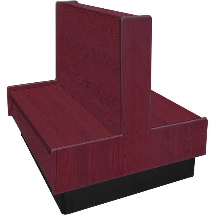 Oak Street Manufacturing Double 30" x 42" Aristocrat Wood Frame Booth - Image 6