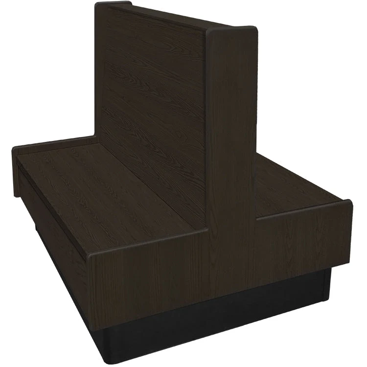 Oak Street Manufacturing Double 30" x 42" Aristocrat Wood Frame Booth - Image 7