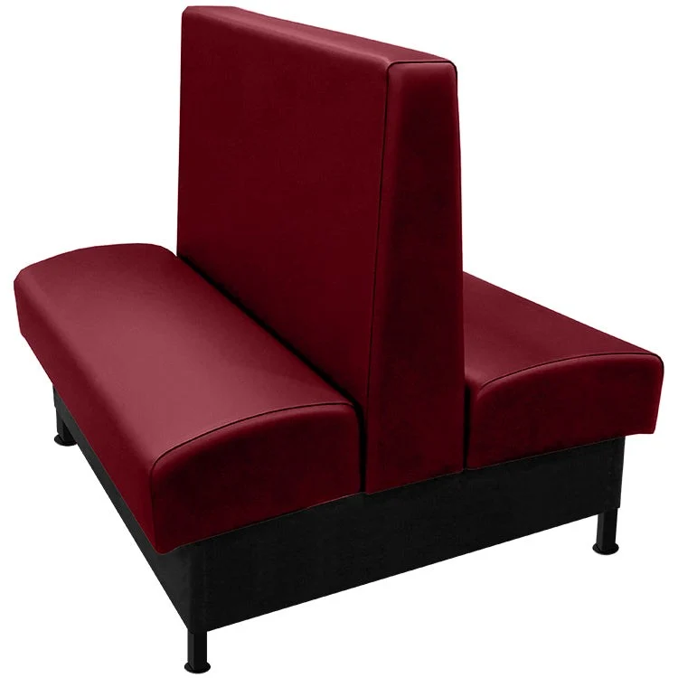 Oak Street Manufacturing Double 30" x 42" Morley Vinyl/Upholstered Booth - Image 5