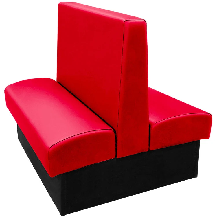Oak Street Manufacturing Double 44" x 42" Ambrose Vinyl/Upholstered Booth - Image 6