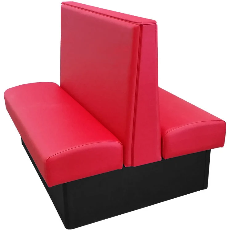 Oak Street Manufacturing Double 44" x 42" Cornell Vinyl/Upholstered Booth - Image 6