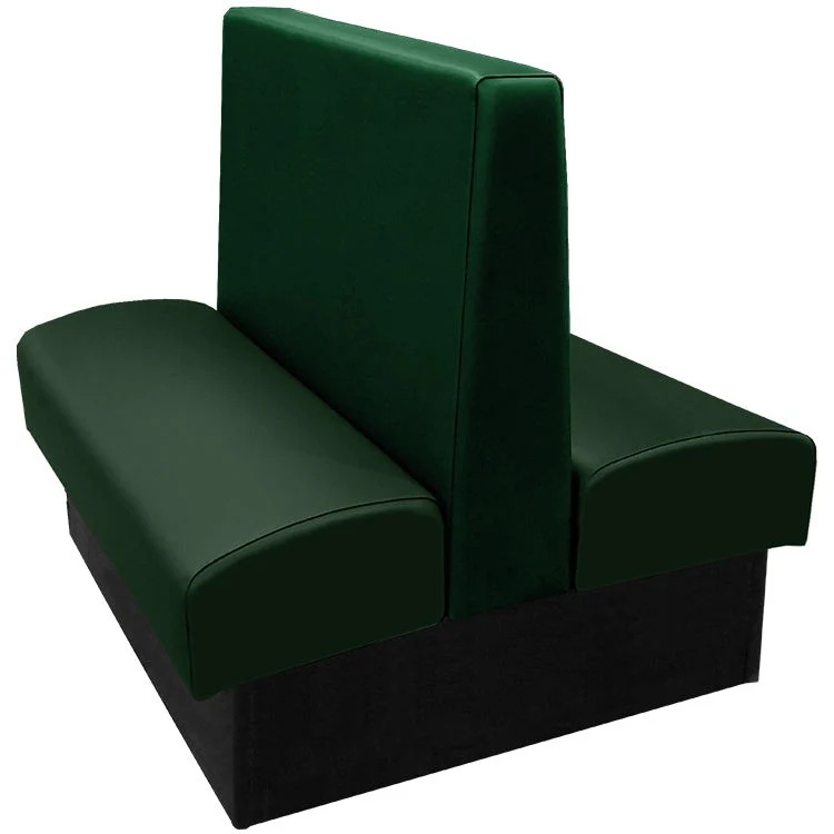 Oak Street Manufacturing Double 44" x 42" Wartburg Vinyl/Upholstered Booth - Image 7