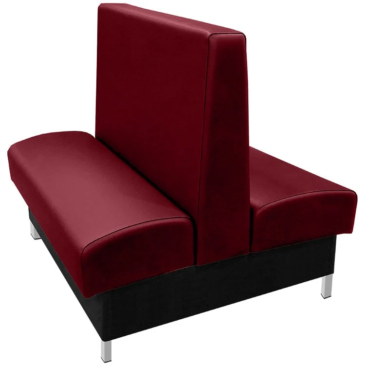 Oak Street Manufacturing Double 60" x 42" Grove Vinyl/Upholstered Booth - Image 5