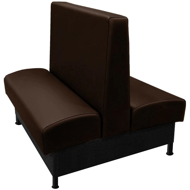 Oak Street Manufacturing Double 60" x 42" Morley Vinyl/Upholstered Booth - Image 3