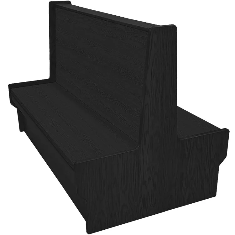 Oak Street Manufacturing Double 60" x 42" Shepard Wood Frame Booth - Image 3