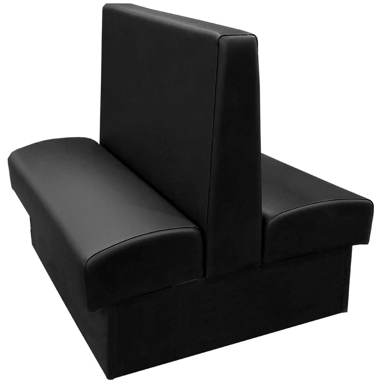 Oak Street Manufacturing Double 72" x 42" Ambrose Vinyl/Upholstered Booth