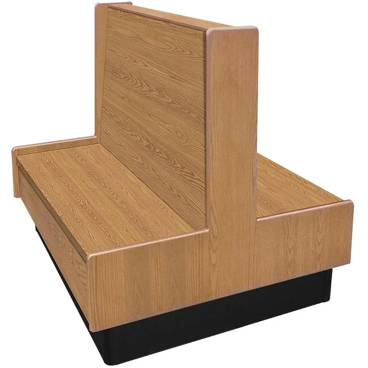 Oak Street Manufacturing Double 72" x 42" Aristocrat Wood Frame Booth - Image 4