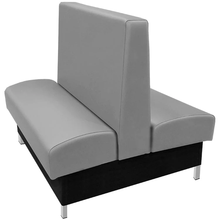 Oak Street Manufacturing Double 72" x 42" Grove Vinyl/Upholstered Booth - Image 2
