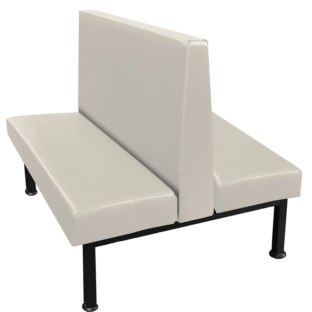 Oak Street Manufacturing Double 96" x 36" Pacific Indoor/Outdoor Vinyl/Upholstered Booth - Image 4