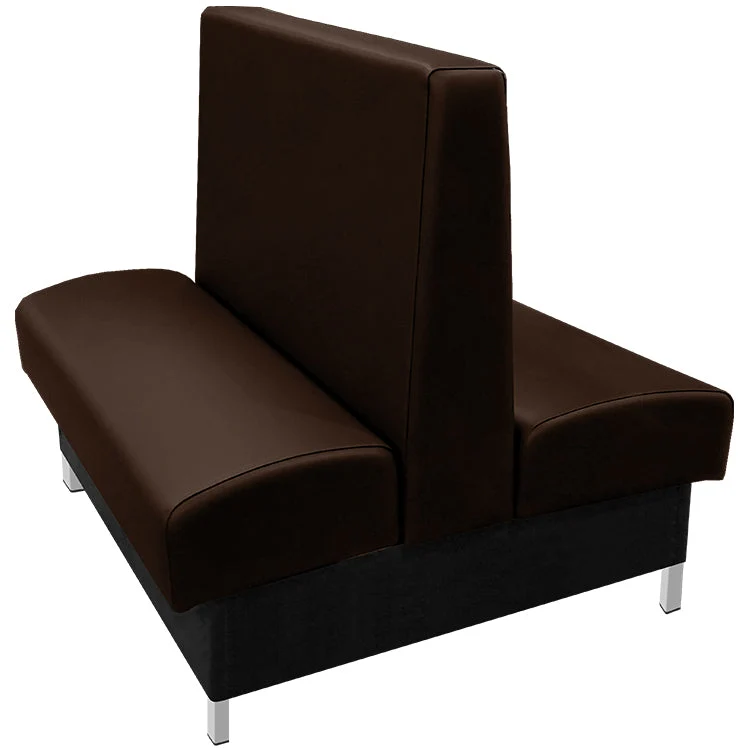 Oak Street Manufacturing Double 96" x 42" Grove Vinyl/Upholstered Booth - Image 3