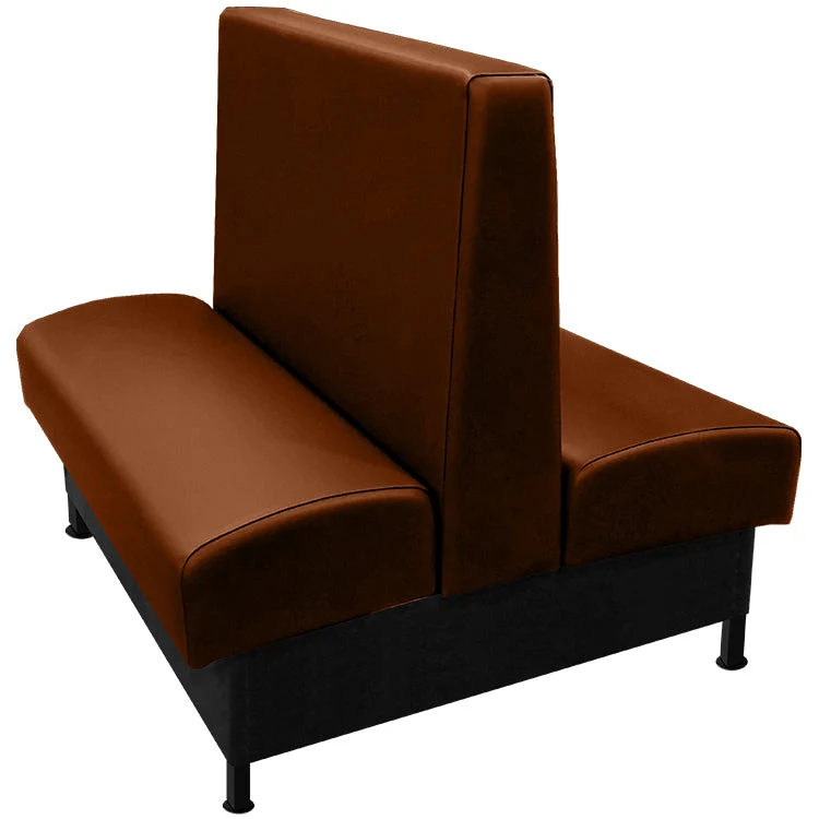 Oak Street Manufacturing Double 96" x 42" Morley Vinyl/Upholstered Booth - Image 4