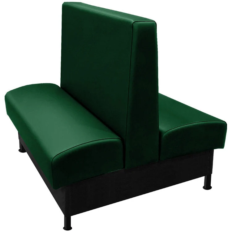 Oak Street Manufacturing Double 96" x 42" Morley Vinyl/Upholstered Booth - Image 7