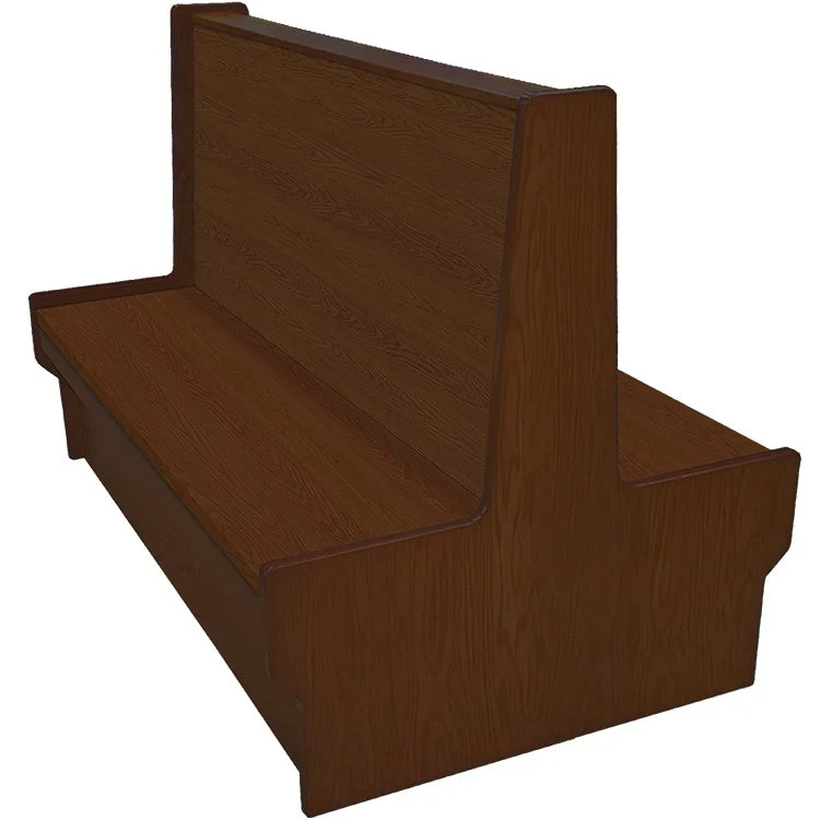 Oak Street Manufacturing Double 96" x 42" Shepard Wood Frame Booth