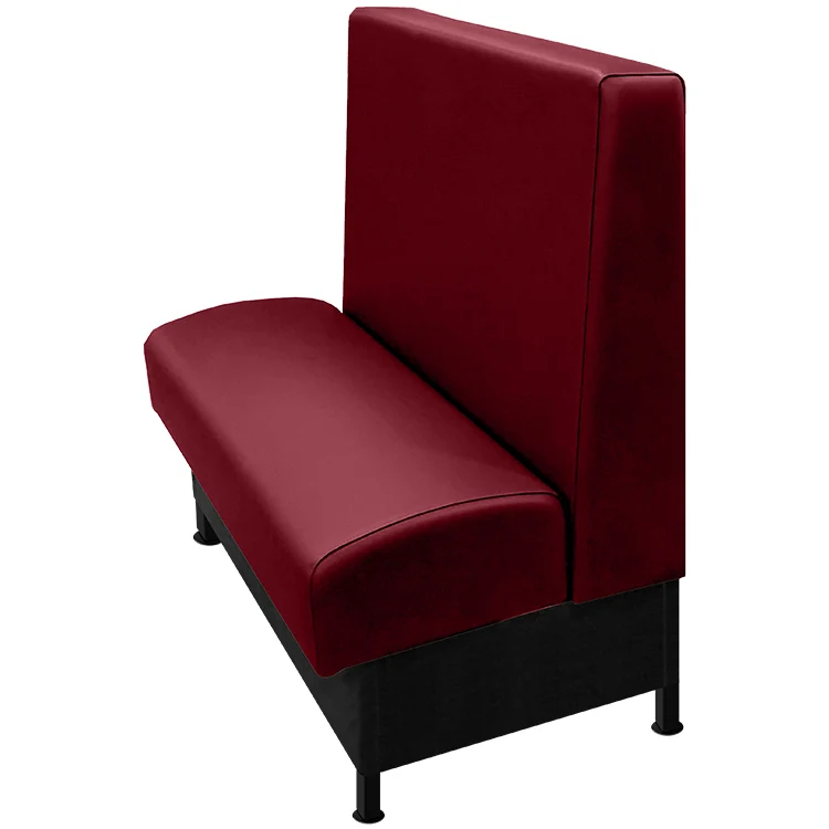 Oak Street Manufacturing Single 24" x 42" Morley Vinyl/Upholstered Booth - Image 5