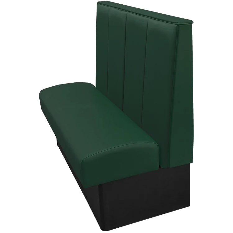 Oak Street Manufacturing Single 24" x 42" Waldorf Vinyl/Upholstered Booth - Image 7