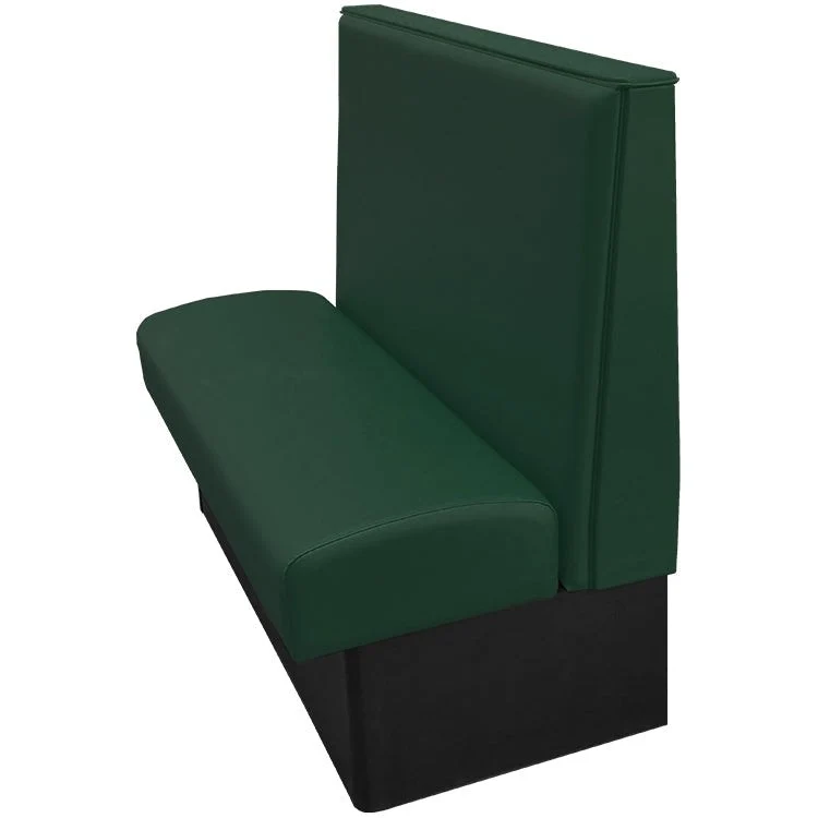 Oak Street Manufacturing Single 30" x 42" Cornell Vinyl/Upholstered Booth - Image 7