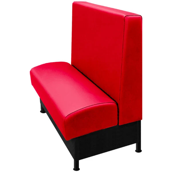Oak Street Manufacturing Single 44" x 42" Morley Vinyl/Upholstered Booth - Image 6
