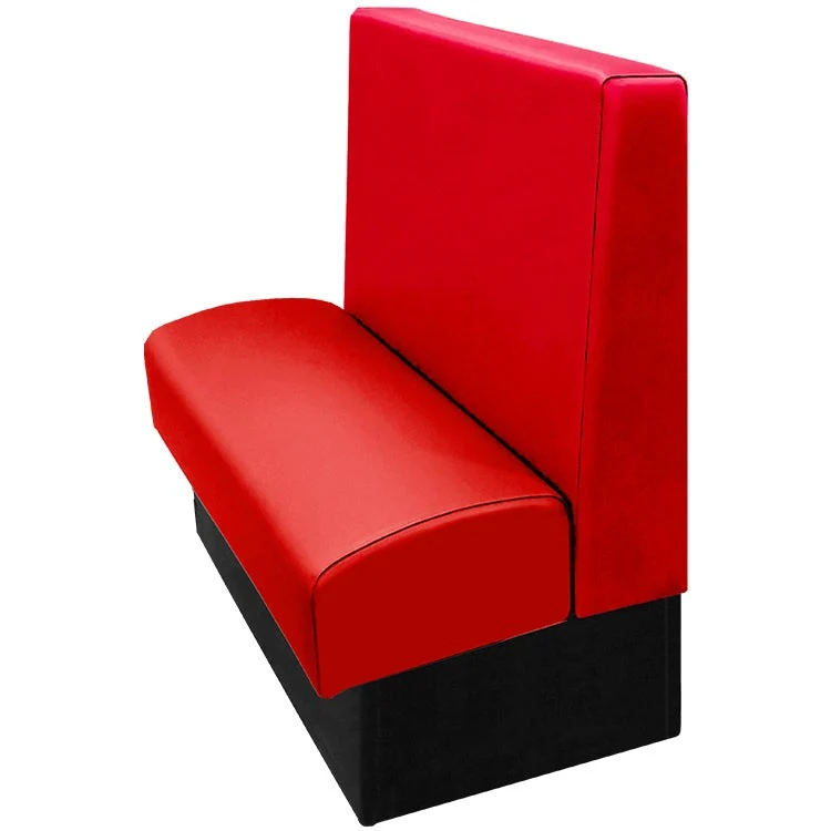 Oak Street Manufacturing Single 44" x 42" Wartburg Vinyl/Upholstered Booth - Image 6