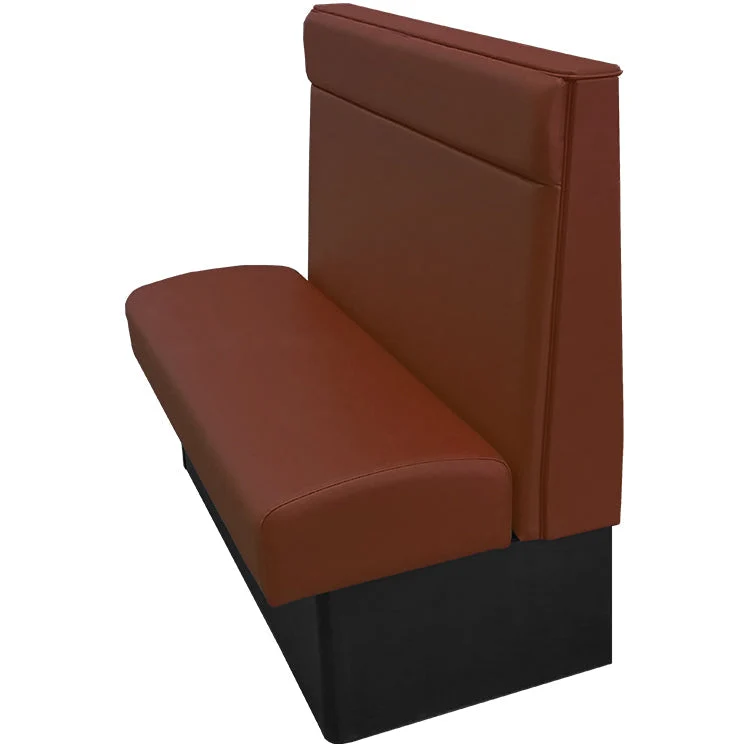 Oak Street Manufacturing Single 48" x 42" Drake Vinyl/Upholstered Booth - Image 4