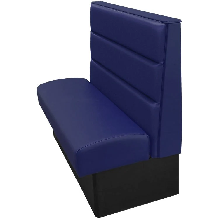 Oak Street Manufacturing Single 48" x 42" Luther Vinyl/Upholstered Booth - Image 8