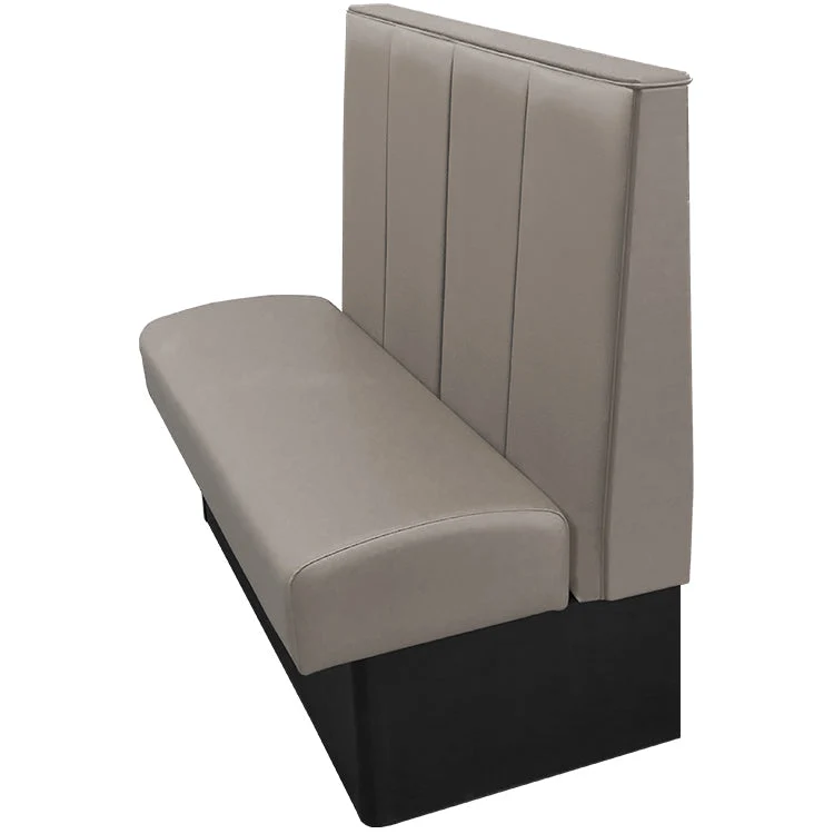Oak Street Manufacturing Single 60" x 42" Waldorf Vinyl/Upholstered Booth - Image 2